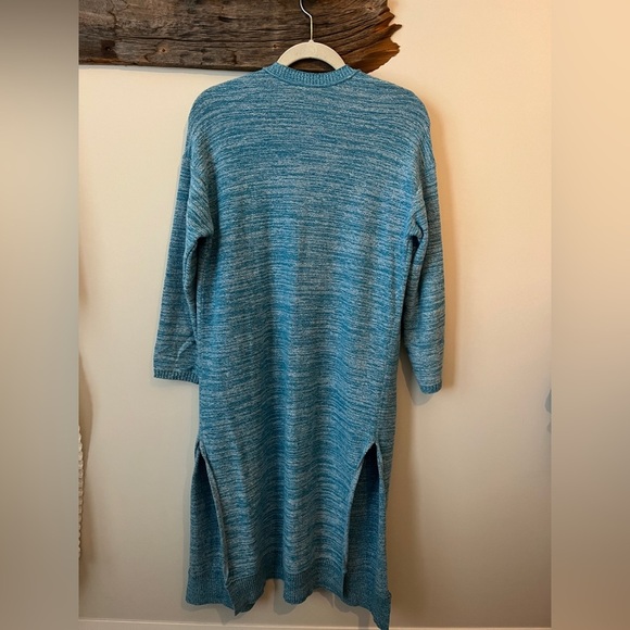 Anthropologie Turquoise Full Length Sweater - Picture 2 of 3